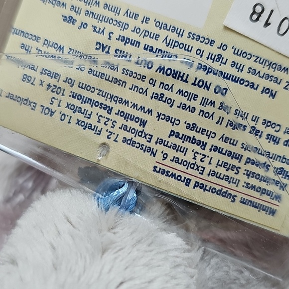 Sealed Code Webkinz Lil'Kinz Elephant Plush With Virtual World Code NWT - Picture 5 of 10